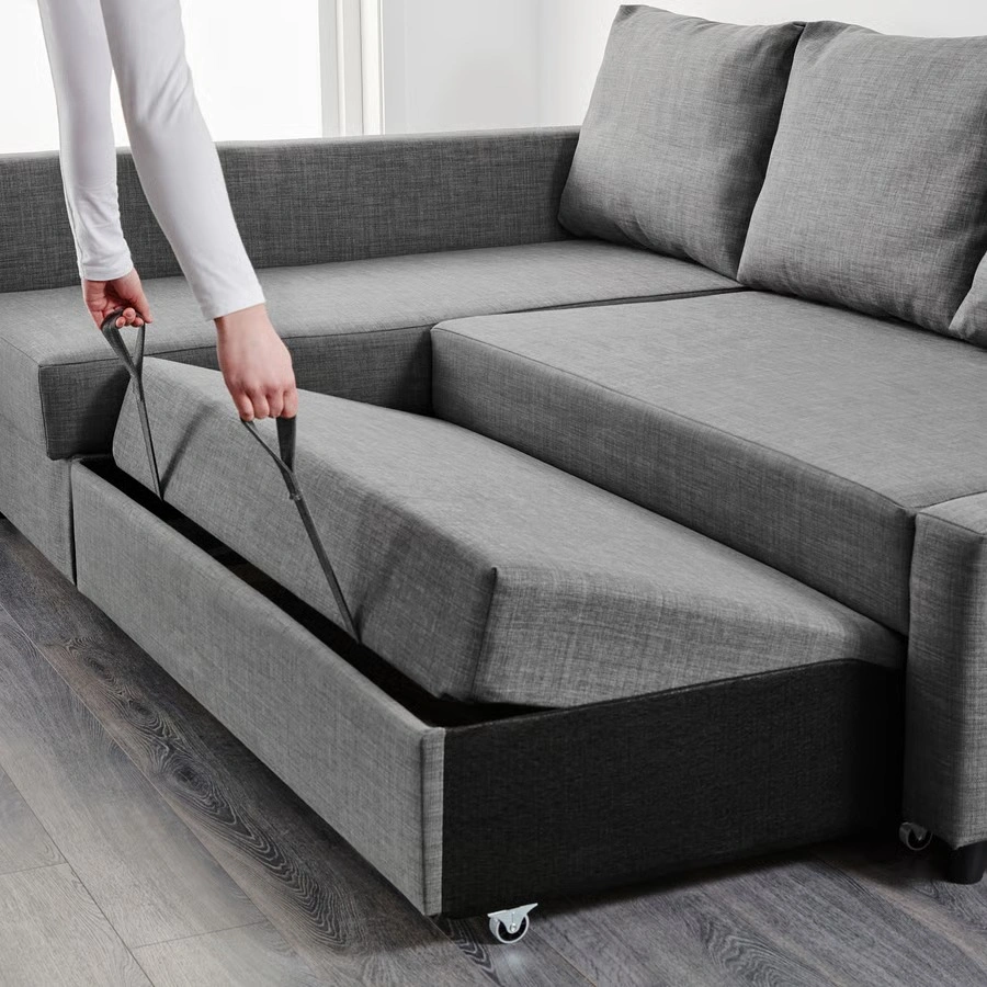 Corner Sofa-Bed with Storage (Dark Gray) IKEA - photo 4