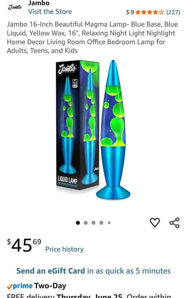 Beautiful Jambo 16-Inch Lava Lamp - photo 4