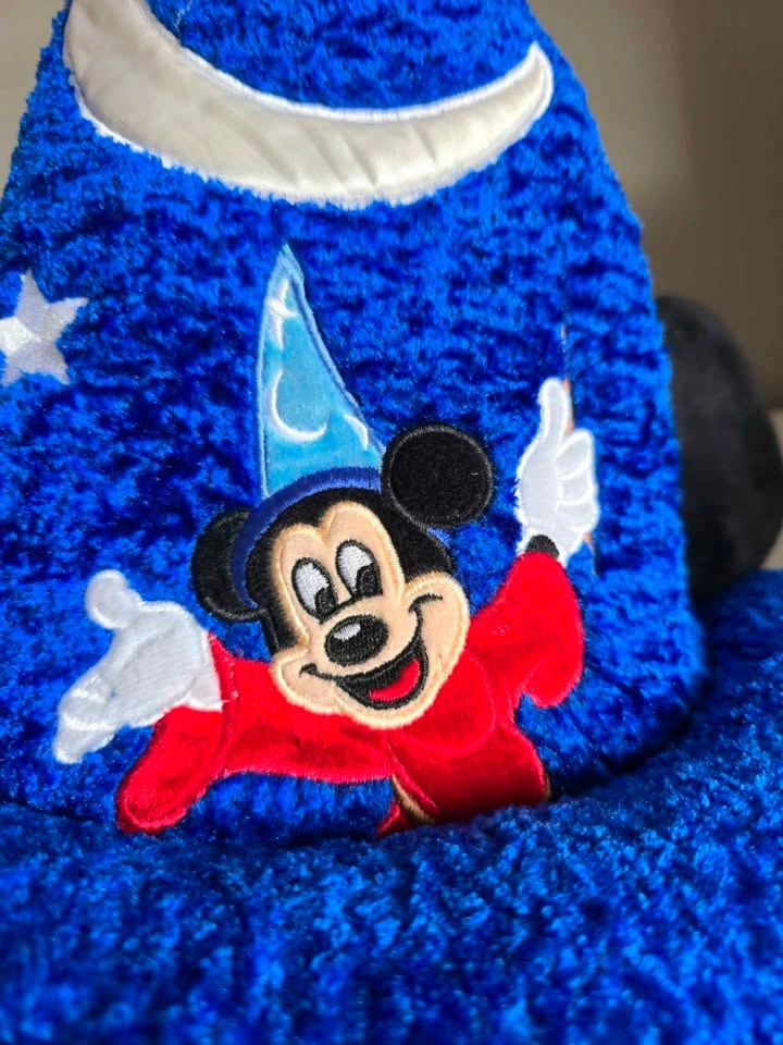 Rare Disney Parks Mickey Sorcerer Kids Plush Hat - photo 4