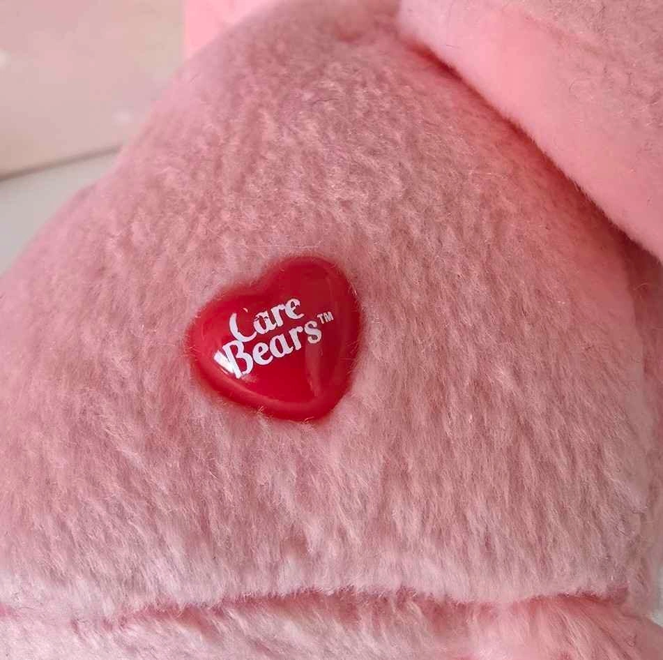 Vintage 8" Care Bears Cheer Bear Plush Beanie Toy - photo 3