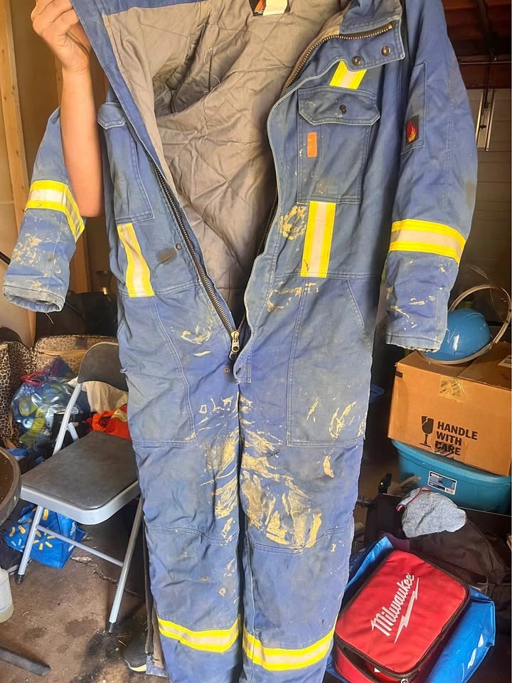 Coveralls Hi-Viz Flame Resistant Quilted Cotton Safety Coverall