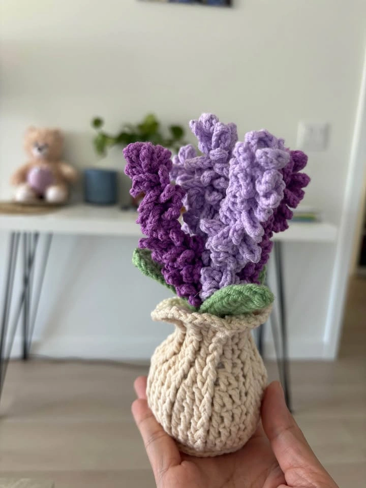 🌿 Handmade Crochet Lavender Pot 💜 - photo 2