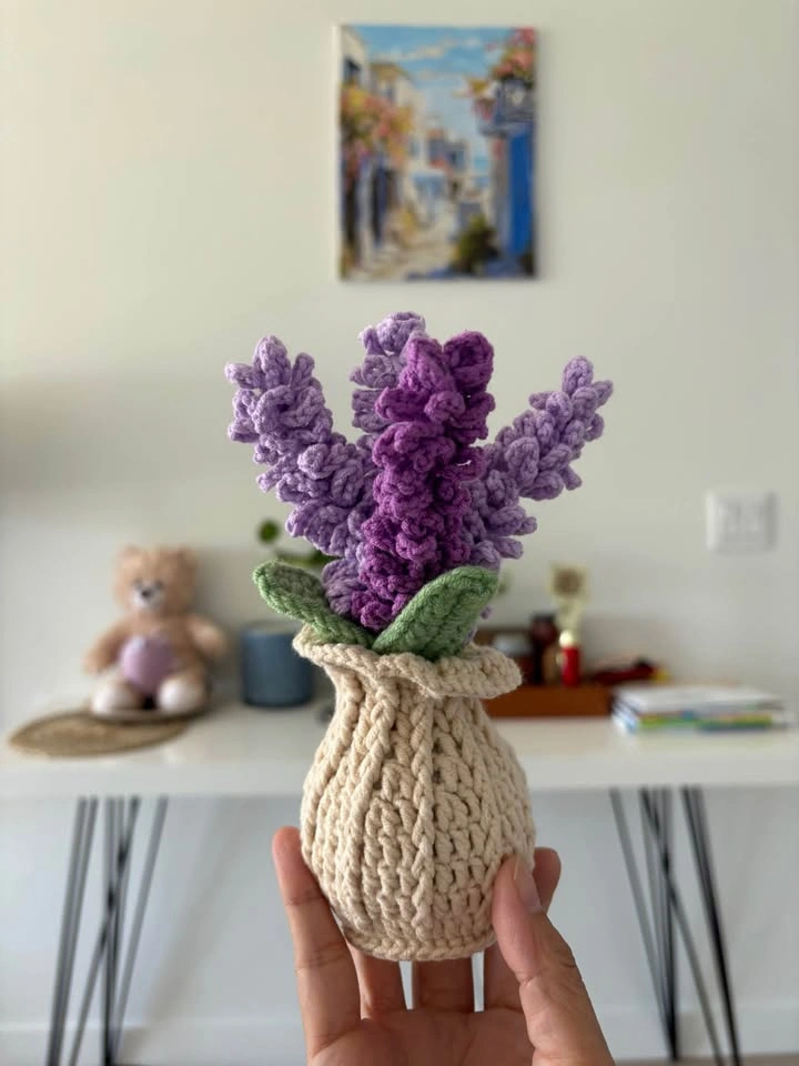 🌿 Handmade Crochet Lavender Pot 💜 - photo 3
