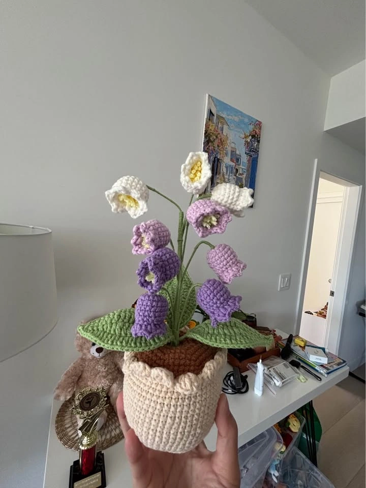 Handmade Crochet Flower Pots – Forever Blooming - photo 4