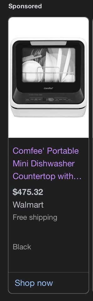 Brand new Comfee portable Mini Dishwasher Countertop - photo 4