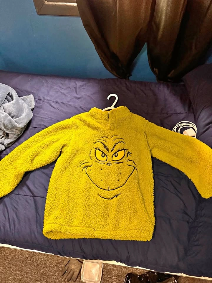 New Grinch warm fluffy Christmas sweater