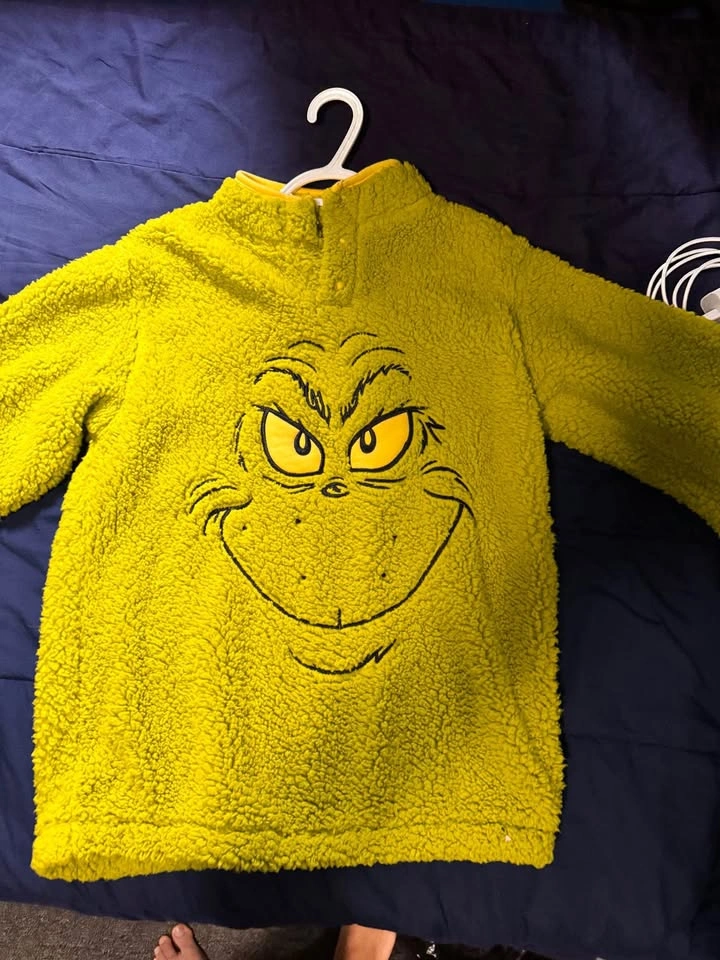 New Grinch warm fluffy Christmas sweater - photo 2