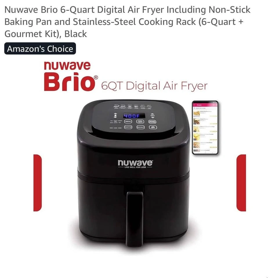 NUWAVE Brio Air Fryer Oven - photo 3