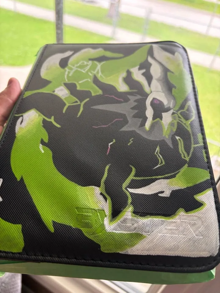 Mega Darkrai Hand Painted 4 Pocket Binder - photo 4