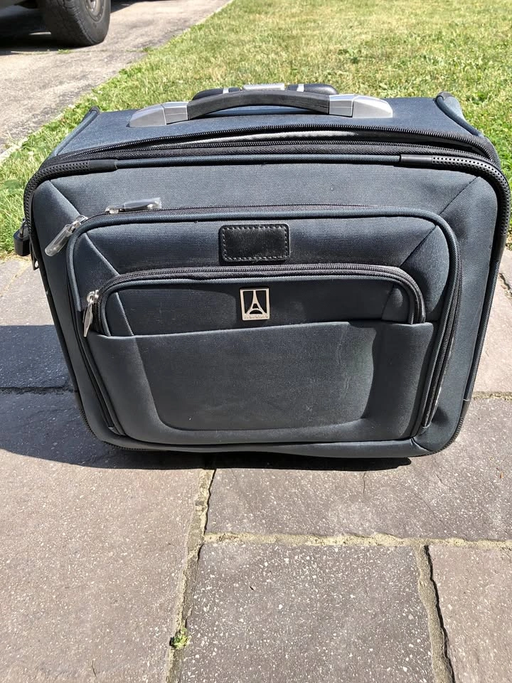 Small Rolling Carry-On Luggage / Travel Bag – 16” x 15”