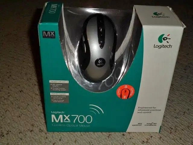 Vintage Logitech MX700 Cordless Optical Mouse - Brand New