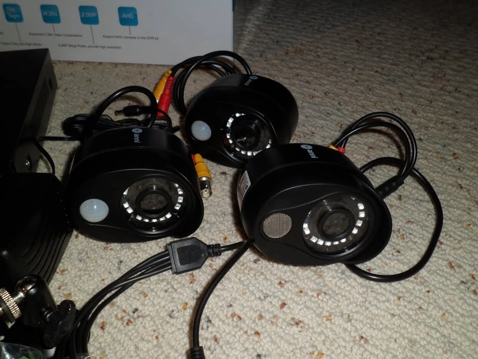 Anni Home Security Camera System 1080p Wired Surveillance Kit - photo 2