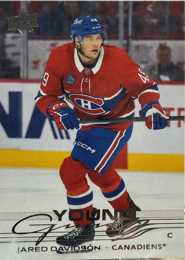 4 Card Lot-Montreal Canadiens Young Guns 2025-26 UD Ext. Series - photo 5