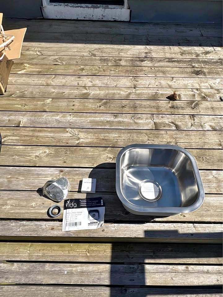 Brand New Stainless Steel Prep/Bar Sink - $70