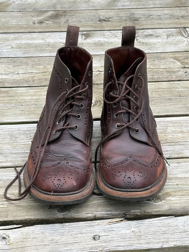 Loake Leather Brogue Boots – Made in England - photo 2