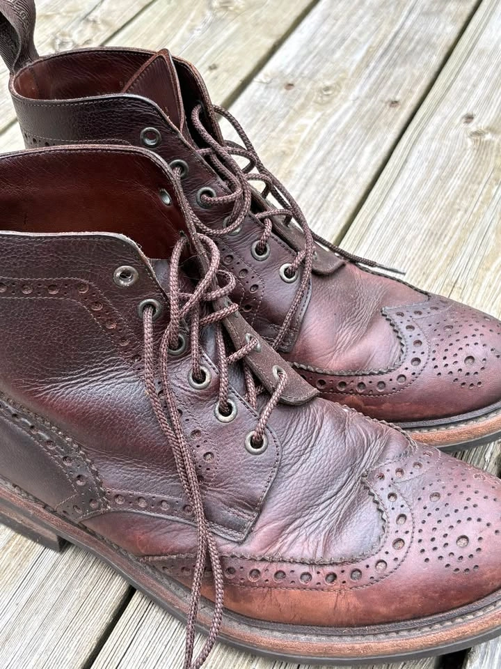 Loake Leather Brogue Boots – Made in England - photo 3
