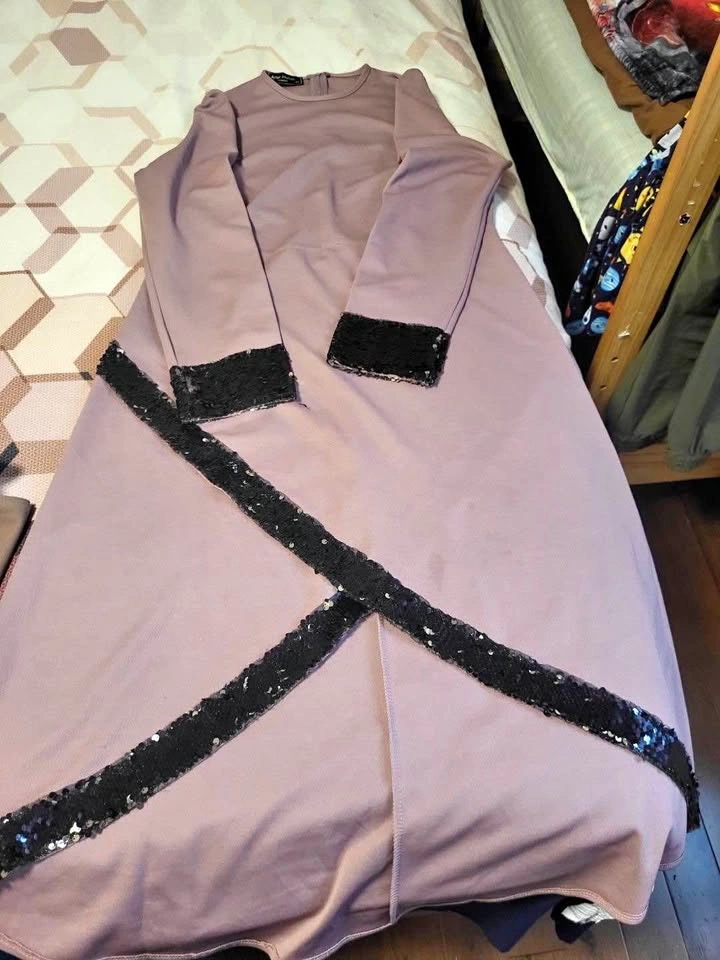 Modest top and Wide Leg Pants Set