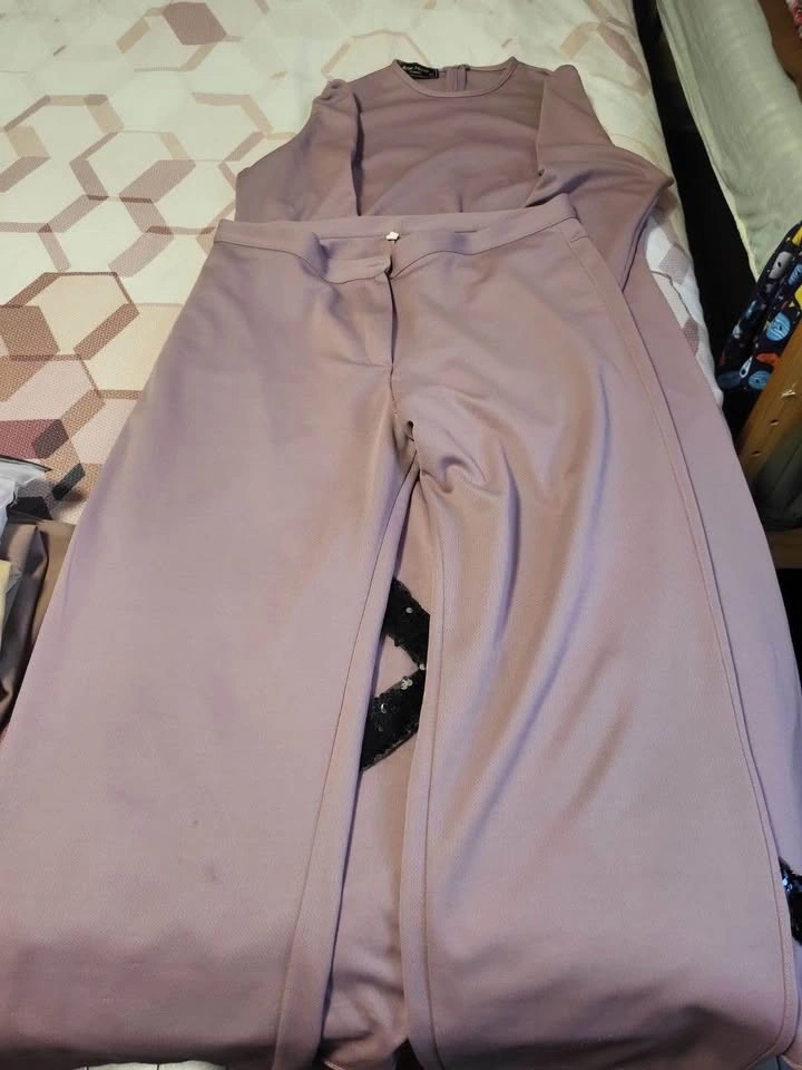 Modest top and Wide Leg Pants Set - photo 2