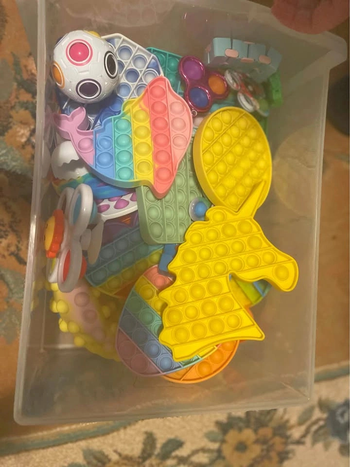 Fidget toy bin / also sold separately