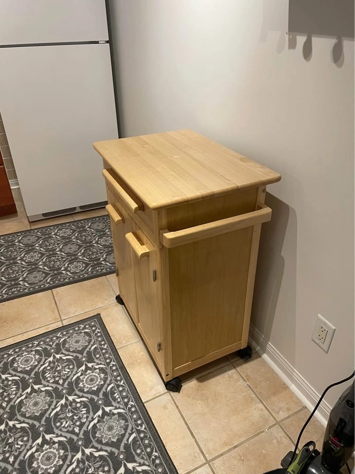 Baca Solid Wood Kitchen Cart - photo 2