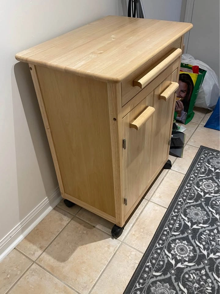 Baca Solid Wood Kitchen Cart - photo 3