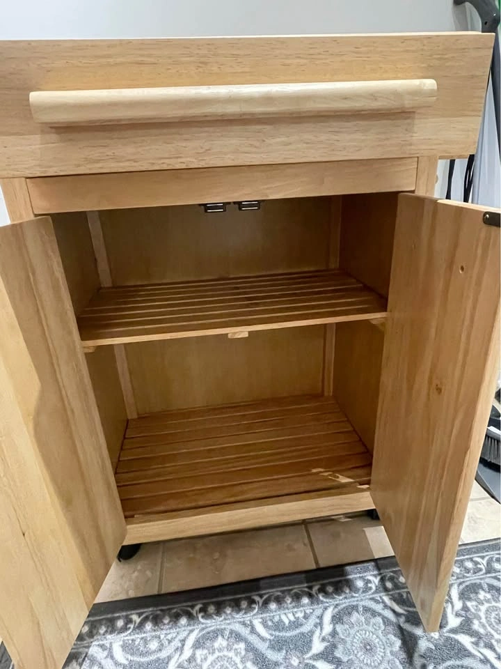 Baca Solid Wood Kitchen Cart - photo 5