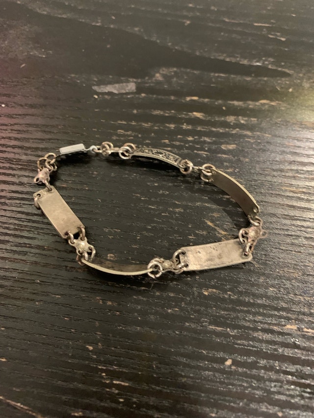 Vintage Metal Link Bracelet