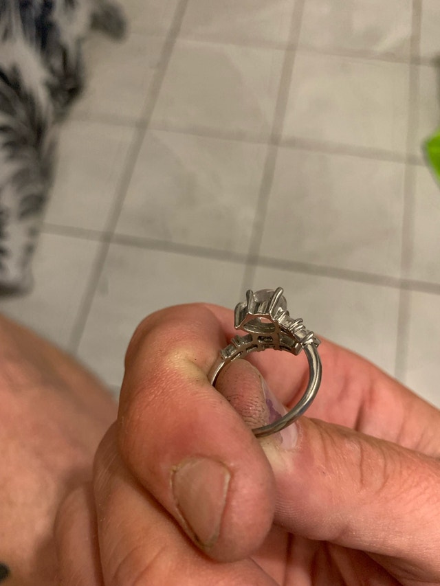 Pear Shaped Cubic Zirconia Ring - photo 2
