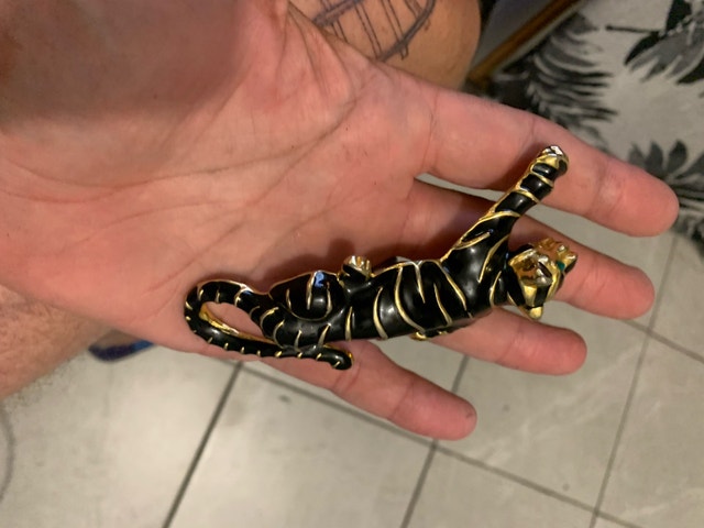 Tiger Brooch