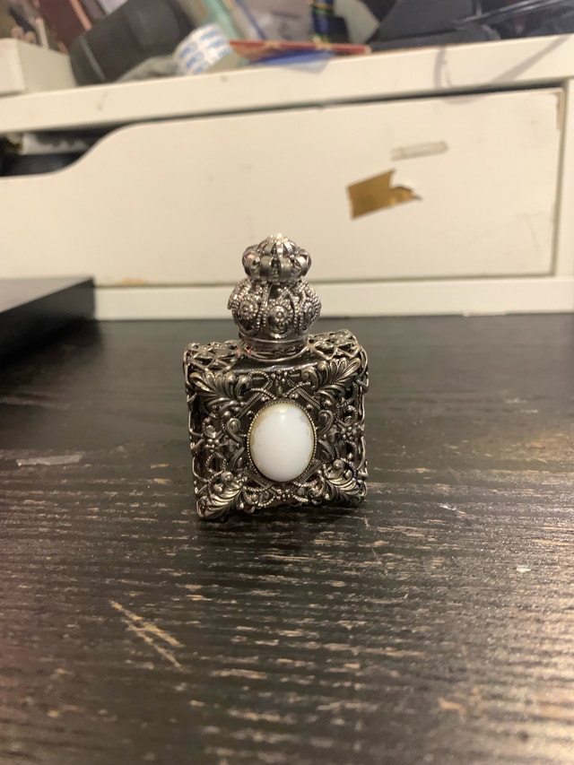 Vintage Filigree Perfume Bottle
