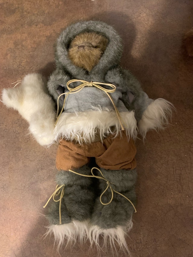 Stuffed Arctic Bear Plush Toy