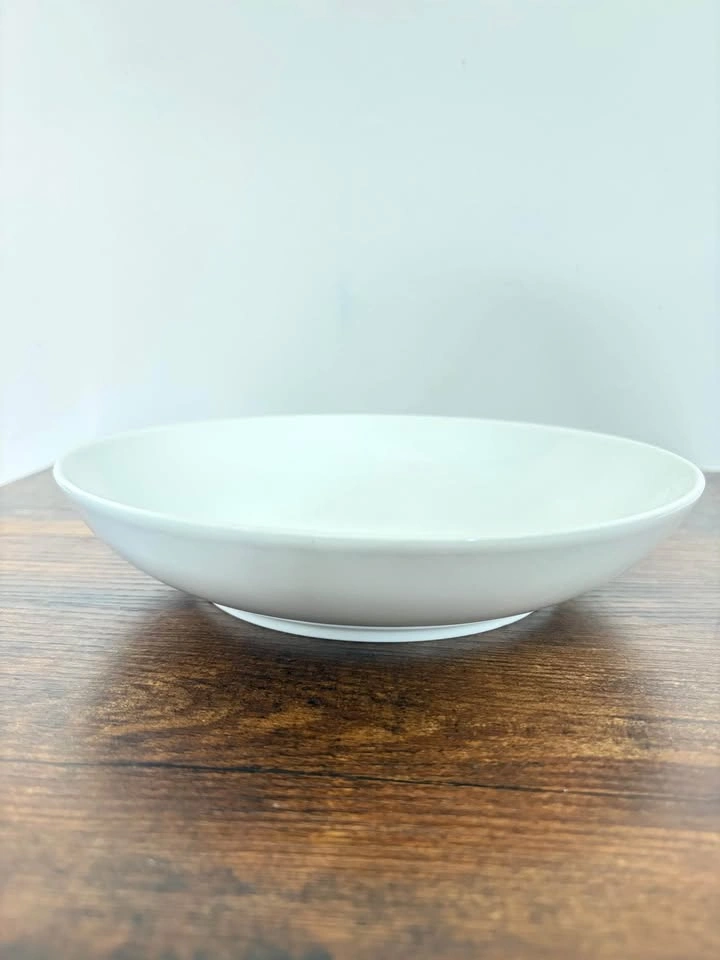 Set of 8 White Soup Plates / Pasta Bowls – Ashford Collection – - photo 2