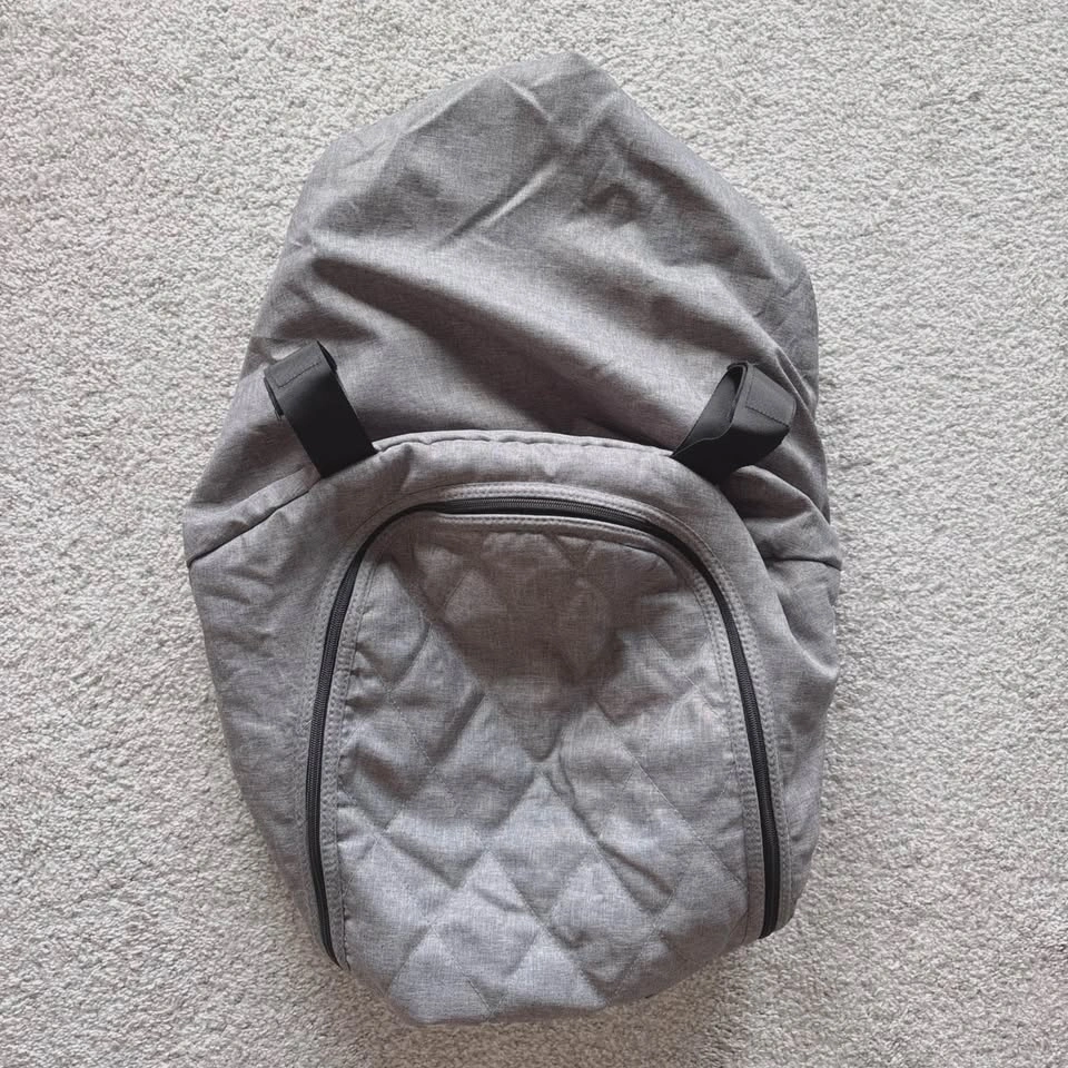 Baby winter car seat cover with zipper access - photo 2