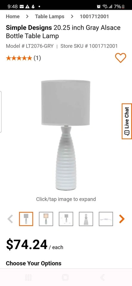 Brand New lamp pair - photo 2