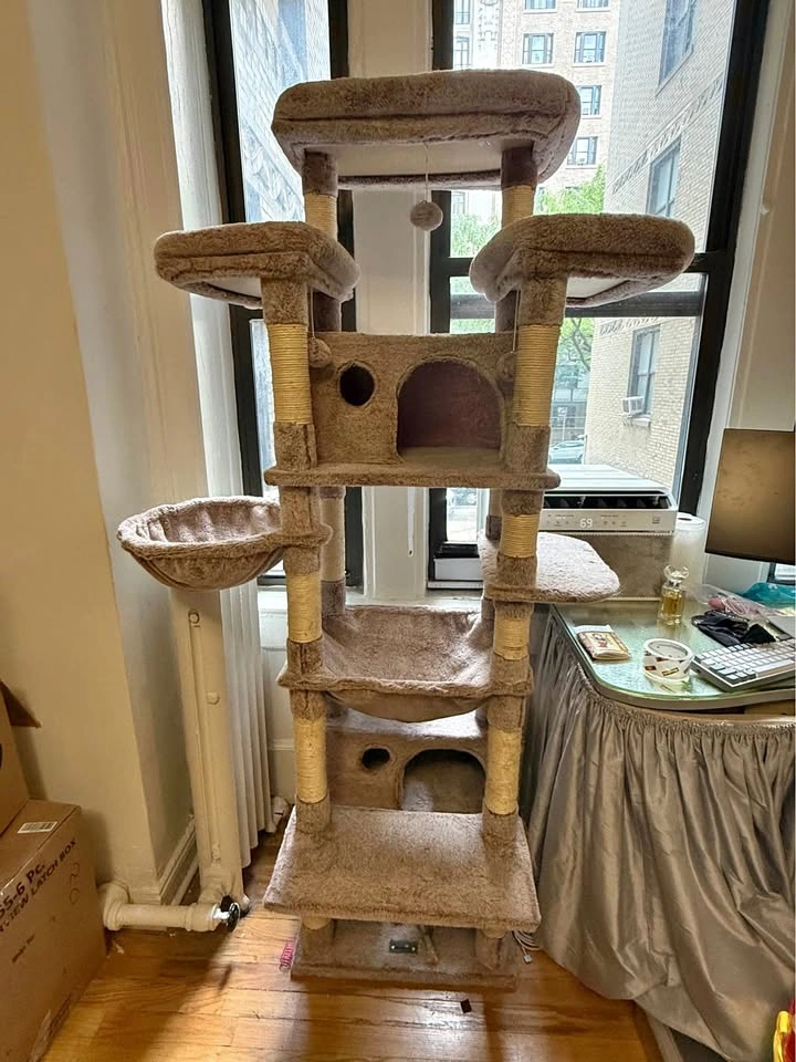 Large Tan Cat Tree