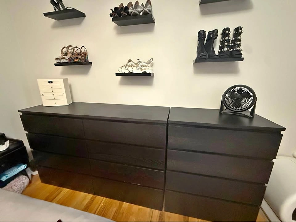 Black-brown 4-drawer Dresser (3)