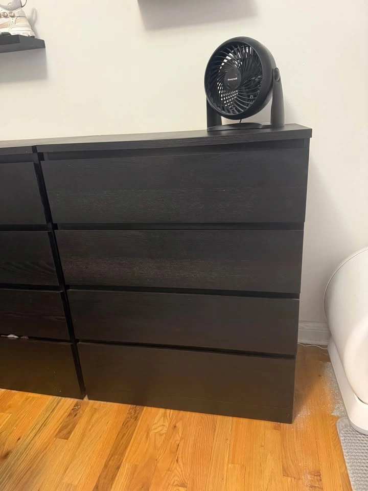 Black-brown 4-drawer Dresser (3) - photo 2