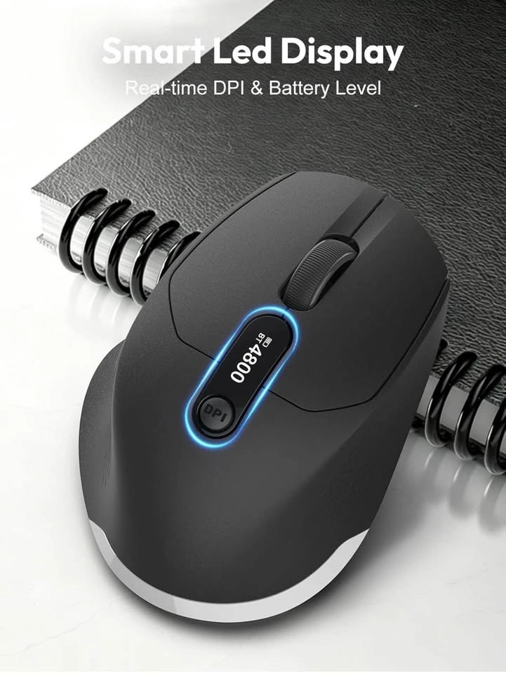 Tri-Mode Wireless Mouse with LED Display - photo 3