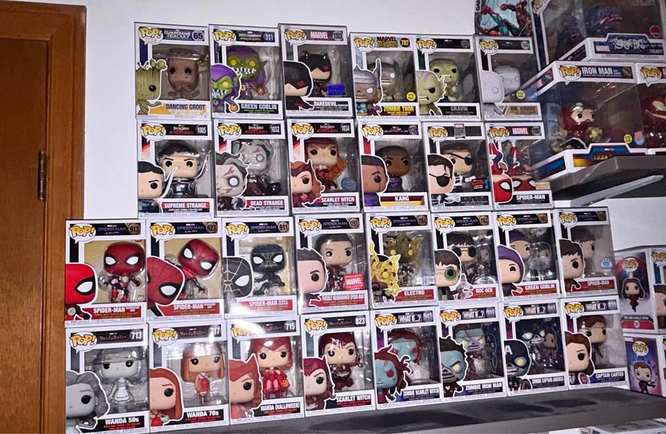 Funko Pop figures collection