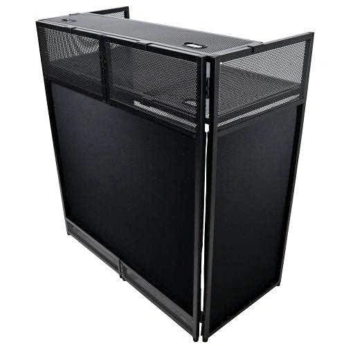 ProX Vista DJ Booth Facade Table Station (Black) – Like New