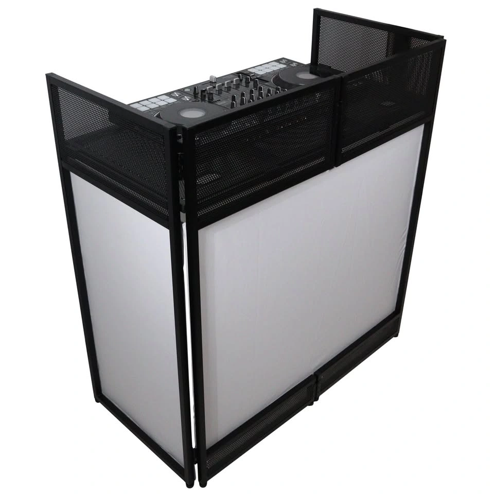 ProX Vista DJ Booth Facade Table Station (Black) – Like New - photo 2