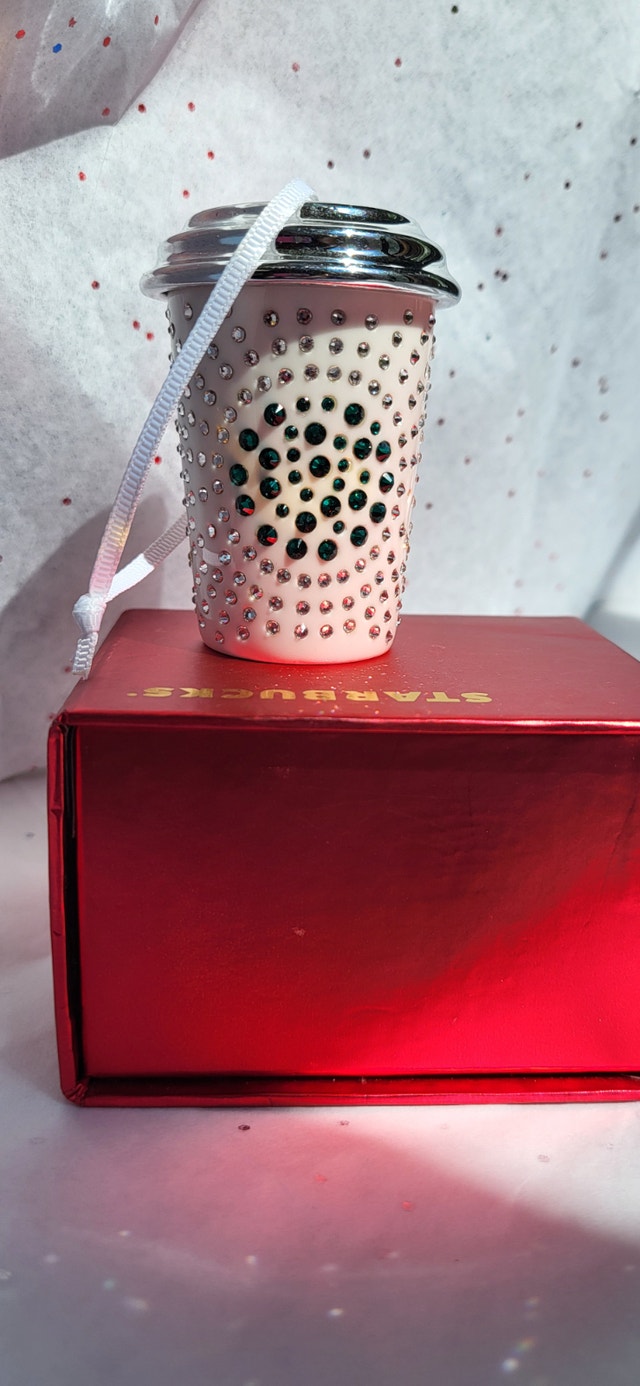 Starbucks Swarovski Crystal Ornament - photo 2