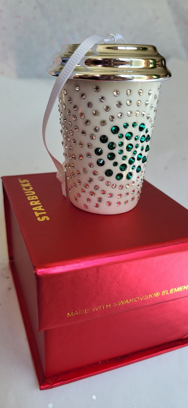 Starbucks Swarovski Crystal Ornament - photo 3