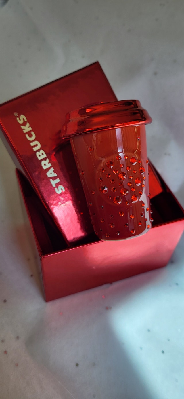 Starbucks Red Swarovski Ornament - photo 2