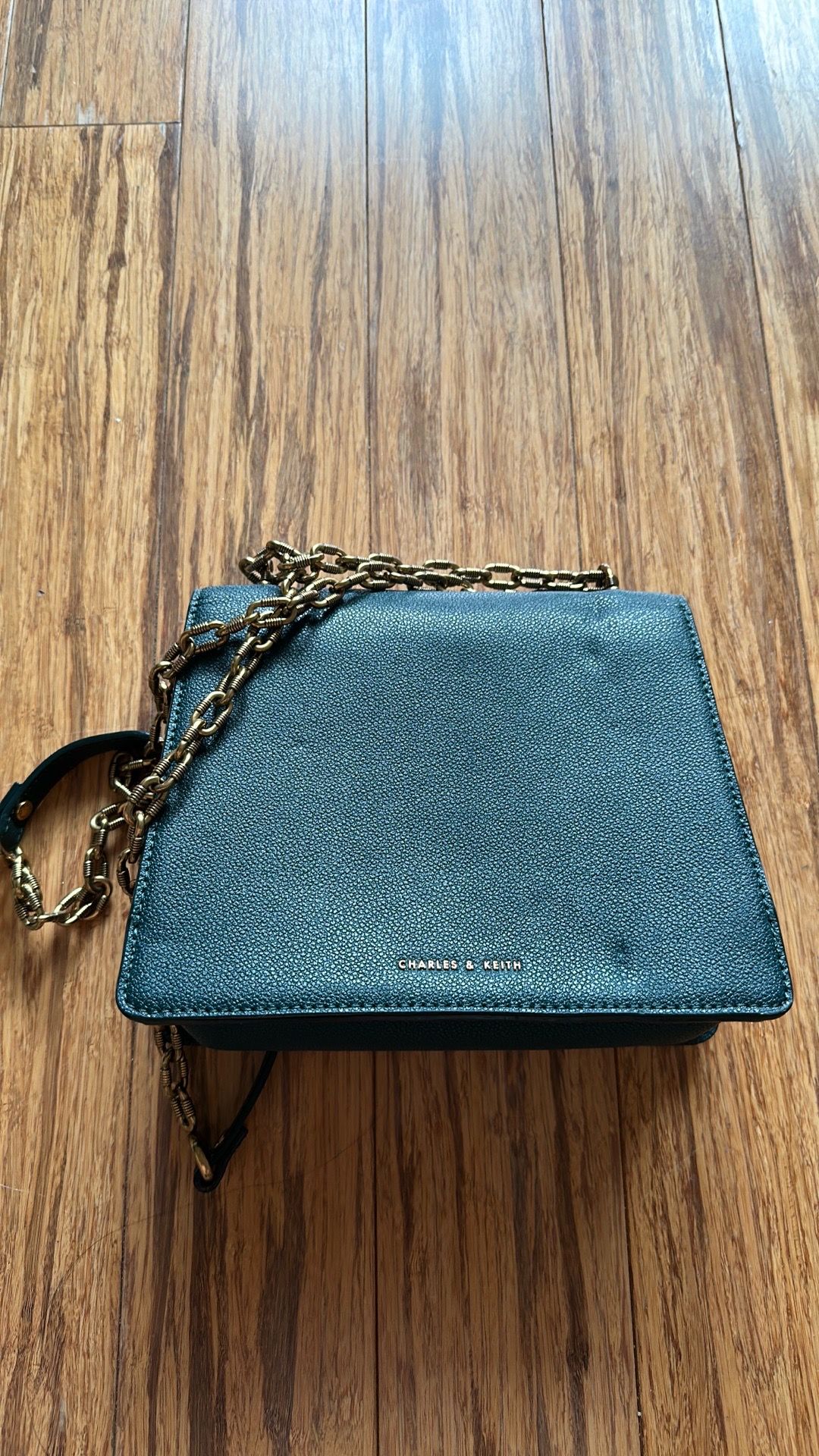 Charles and Keith purse - Dark Green - photo 3