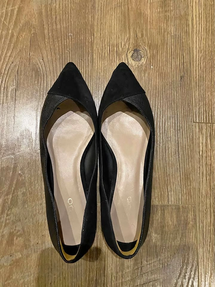 Aldo suede and leather ballet flats (size 8)