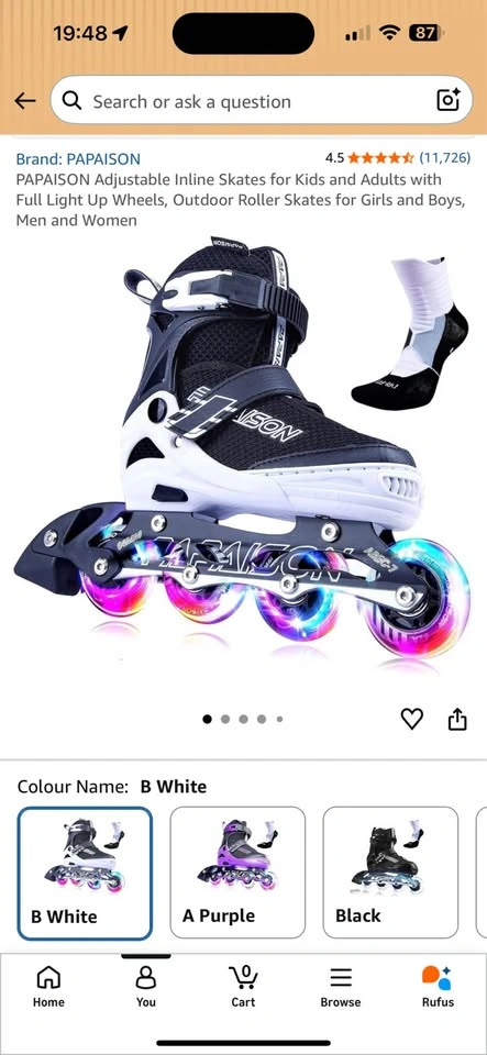 PAPAISON Adjustable Inline Skates - photo 2