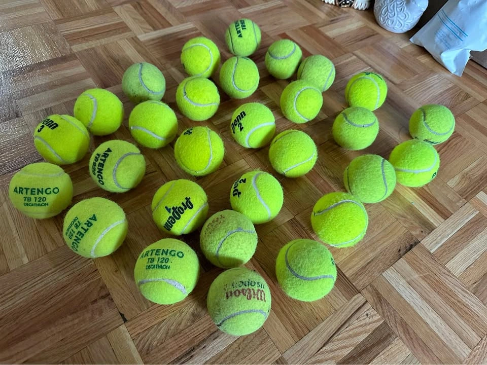 Mixed Brand Tennis Ball Lot - Penn, Artengo, Wilson
