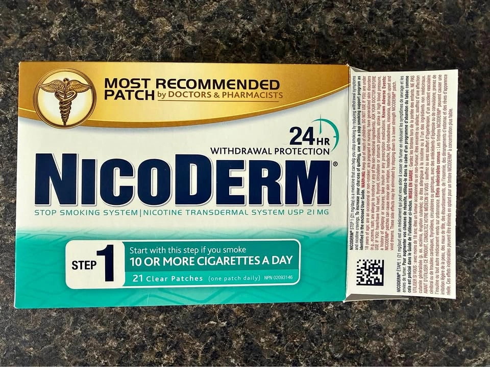 18 step 1 nicoderm patches