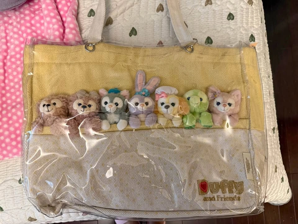 Authentic Disney Duffy & Friends Full Set Ita Tote Bag